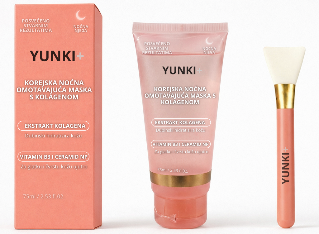 YUNKI+ Noćna omotavajuća maska s kolagenom