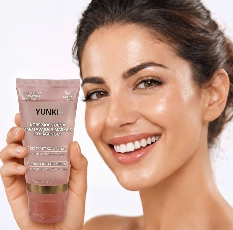 YUNKI+ Noćna omotavajuća maska s kolagenom
